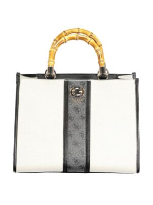 Guess Jeans Black Cotton Handbag