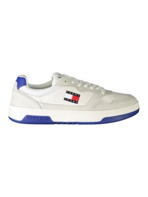 Tommy Hilfiger White Leather Men Sneaker