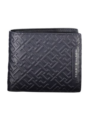 Tommy Hilfiger Blue Leather Men Wallet