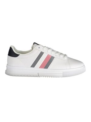 Tommy Hilfiger White Polyester Sneaker