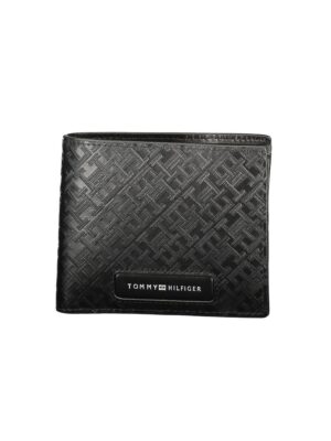 Tommy Hilfiger Black Leather Men Wallet