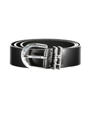 Calvin Klein Black Leather Women Belt