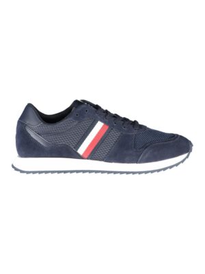 Tommy Hilfiger Blue Polyester Men Sneaker