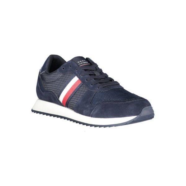 Tommy Hilfiger Blue Polyester Men Sneaker - Image 2