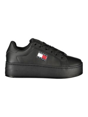 Tommy Hilfiger Black Polyethylene Women Sneaker