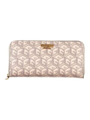 Guess Jeans Chic Beige Multi-Compartment Wallet