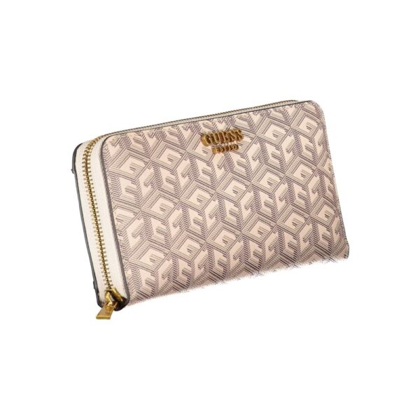Guess Jeans Chic Beige Multi-Compartment Wallet - Image 2