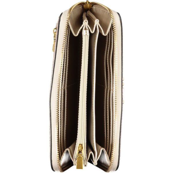 Guess Jeans Chic Beige Multi-Compartment Wallet - Image 3