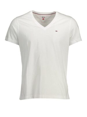 Tommy Hilfiger White Cotton Men TShirt
