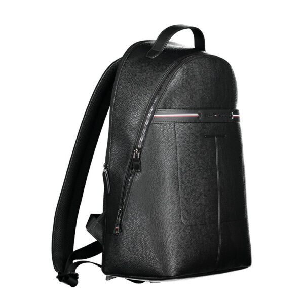 Tommy Hilfiger Black Polyethylene Men Backpack - Image 3