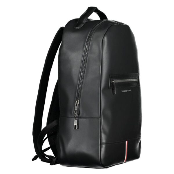 Tommy Hilfiger Black Polyethylene Men Backpack - Image 3