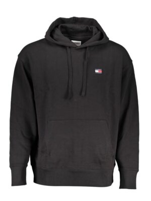 Tommy Hilfiger Black Cotton Men Sweater