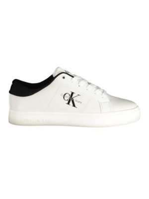 Calvin Klein White Polyester Sneaker