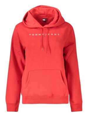 Tommy Hilfiger Red Organic Cotton Women Sweater