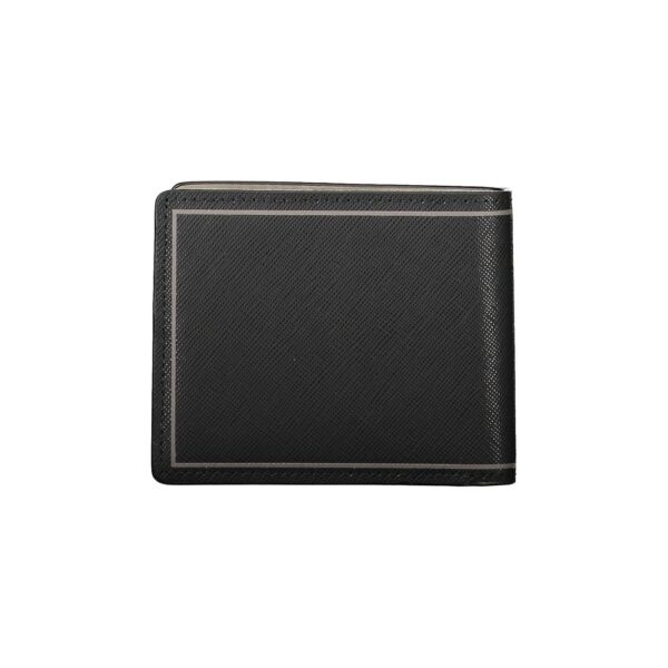 Tommy Hilfiger Black Leather Double Card Wallet - Image 2