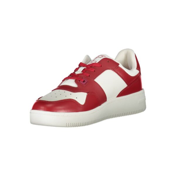 Tommy Hilfiger Pink Leather Men Sneaker - Image 3
