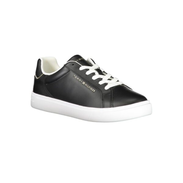 Tommy Hilfiger Black Leather Women Sneaker - Image 2