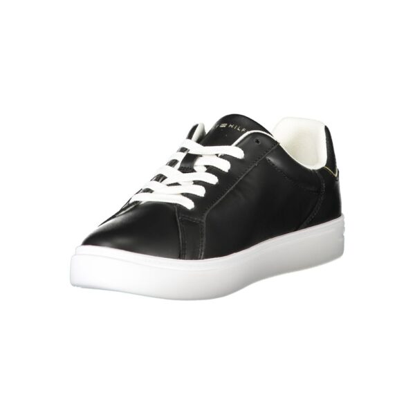 Tommy Hilfiger Black Leather Women Sneaker - Image 3