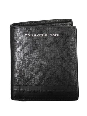 Tommy Hilfiger Black Leather Men Wallet