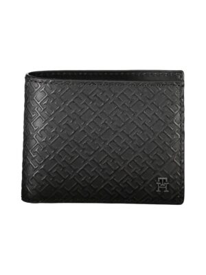 Tommy Hilfiger Elegant Leather Double Card Wallet with Contrast Details