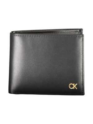 Calvin Klein Black Leather Men Wallet