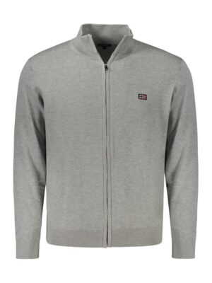 Norway 1963 Gray Polyester Men Cardigan