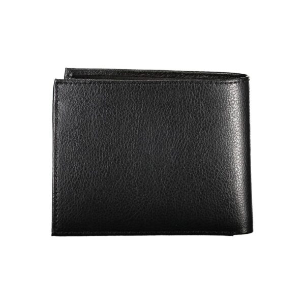 Guess Jeans Chic Black Leather Dual-Compartment Wallet - Image 3
