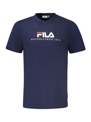 Fila Blue Cotton T-Shirt