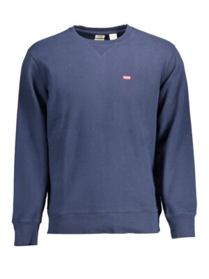 Levi's Blue Cotton Men Sweater