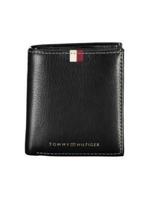Tommy Hilfiger Black Leather Men Wallet