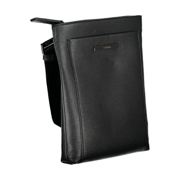 Calvin Klein Elegant Black Shoulder Bag with Contrasting Details - Image 3