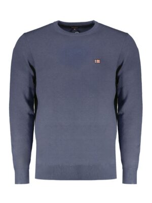 Norway 1963 Blue Wool Men Sweater