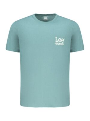 Lee Green Cotton Men T-Shirt