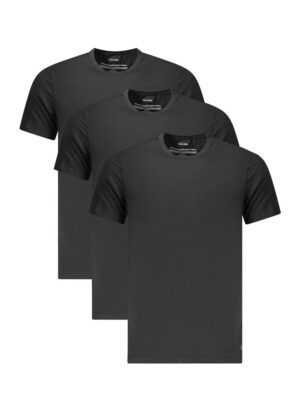 Calvin Klein Black Cotton Men T-Shirt