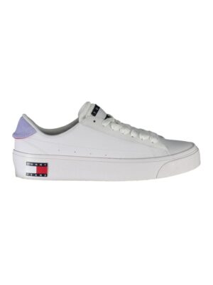 Tommy Hilfiger White Leather Women Sneaker