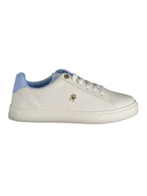 Tommy Hilfiger Light Blue Leather Women Sneaker