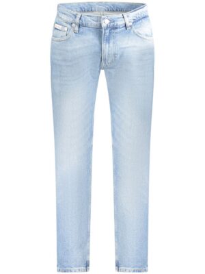 Calvin Klein Light Blue Cotton Men Jeans