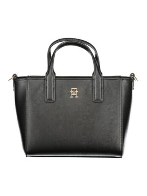 Tommy Hilfiger Black Polyester Women Handbag