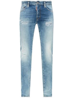 Dsquared² Blue Cotton Jeans & Pant