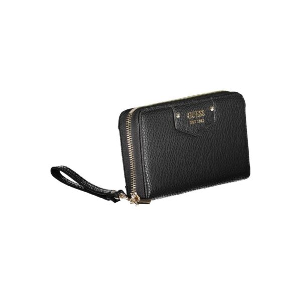 Guess Jeans Black Polyethylene Women Wallet - Image 3