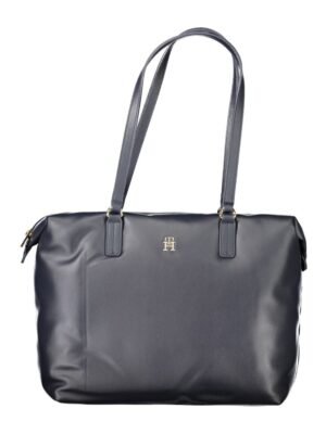 Tommy Hilfiger Blue Polyester Women Handbag