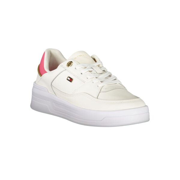 Tommy Hilfiger White Polyethylene Women Sneaker - Image 2