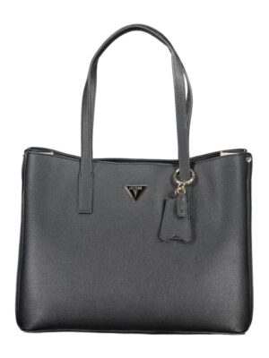 Guess Jeans Black Polyethylene Handbag