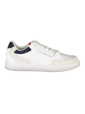 Tommy Hilfiger White Leather Men Sneaker