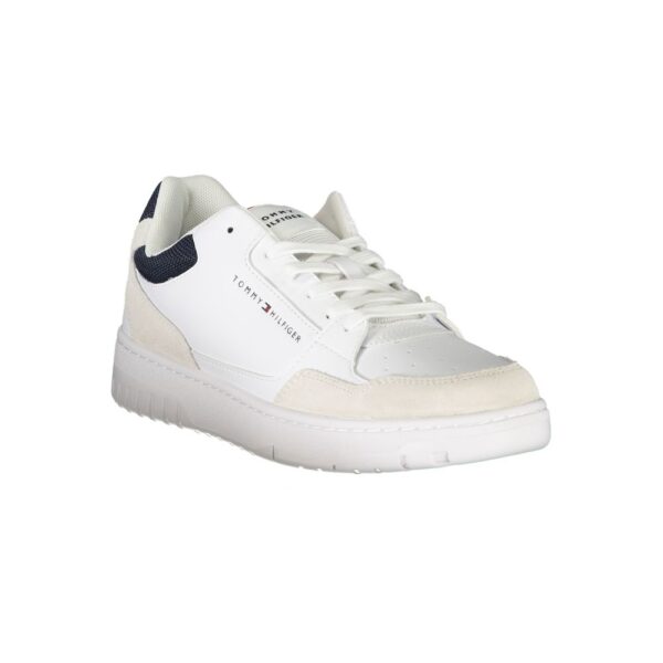 Tommy Hilfiger White Leather Men Sneaker - Image 2