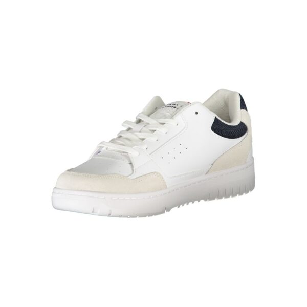 Tommy Hilfiger White Leather Men Sneaker - Image 3