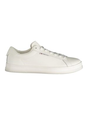Tommy Hilfiger White Polyester Sneaker