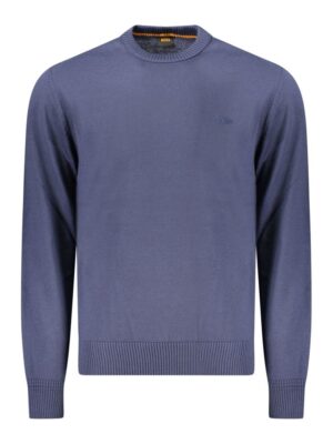Hugo Boss Blue Wool Men Sweater