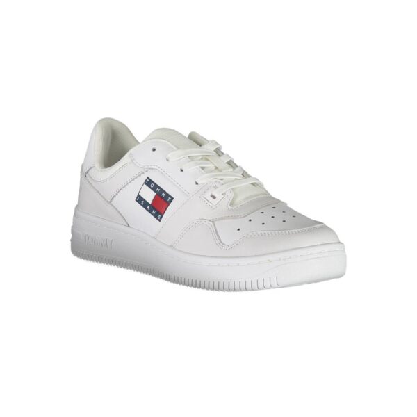 Tommy Hilfiger White Polyester Women Sneaker - Image 2