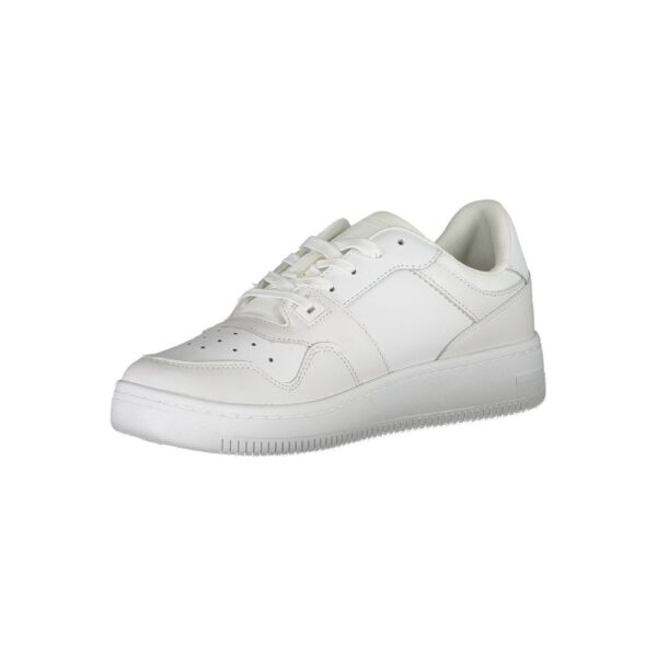 Tommy Hilfiger White Polyester Women Sneaker - Image 3